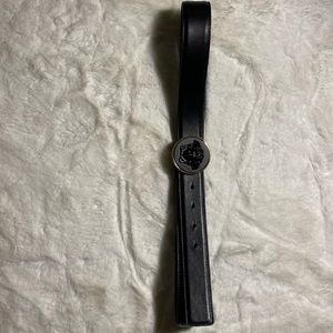Black Versace men’s belt worn 1-2 times very good condition